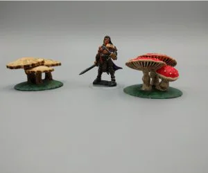 Oakenspire Forest Mushrooms 28Mm 3D Models