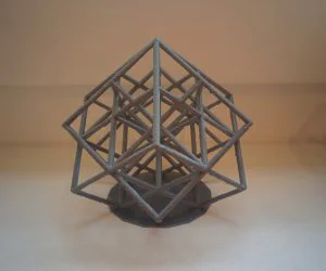 Customizable Lattice Cube Torture Test 3D Models