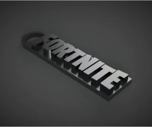 Fortnite Key Chain 3D Models