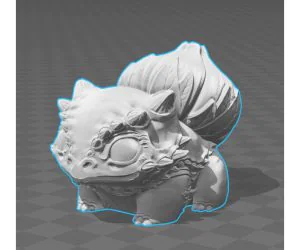 Bulbasaur Realistic 3D Models