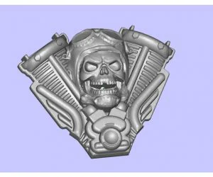 Harley Skull 3D Models