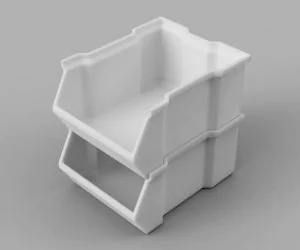 Stackable Box Thicker Version 3D Models