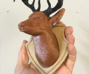 Deer Head 3 Piece Remix 3D Models