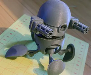 “Deathobot” Poseable Bot Deskobot Mod 3D Models