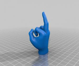 Middle Finger 3D Models