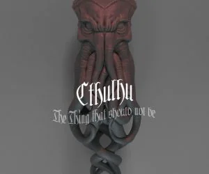 Cthulhu Aka The Thing That Should Not Be 3D Models