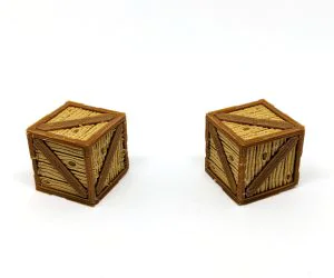Wooden Crate For Gloomhaven 3D Models