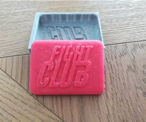 Fight Club Soap Mold 3D Models