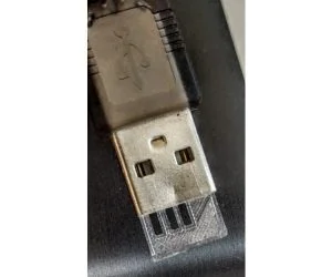 Usba Male Plug Pin Isolator Backpower Blocker 3D Models
