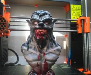Werewolf Bust 3D Models