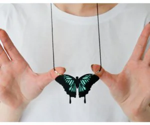 Butterfly Necklace 3D Models