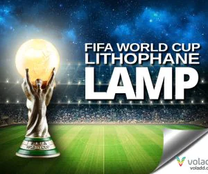 Fifa World Cup Lithophane Lamp 3D Models