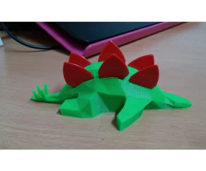 Stegosaurus Pick Holder 3D Models