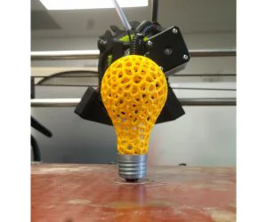 Voronoi Light Bulb 3D Models