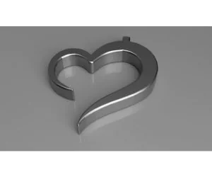 Heart Pendant 3D Models
