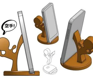 Karate Phone Stand 3D Models