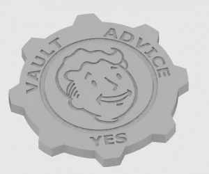 Fallout Coin 3D Models
