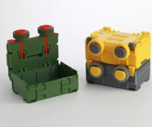 Microstacks Small Parts Storage 3D Models