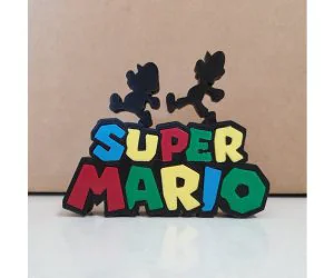 Super Mario Ornament 3D Models