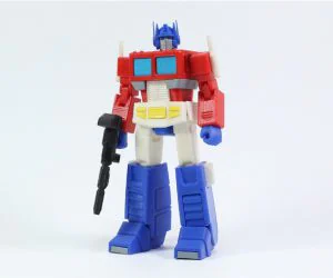 Articulated G1 Transformers Optimus Prime No Supports 3D Models