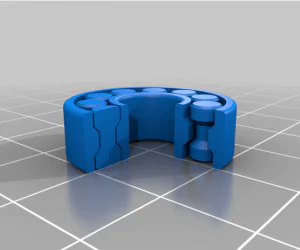 3D Printable Bearing Customizable 3D Models