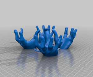 Hands Plate Stand 3D Models