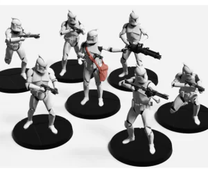 Star Wars Army Men Republic Core 3D Models