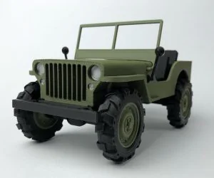 Willys Jeep Original Style 3D Models