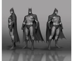 Batman Cartoon 3D Models