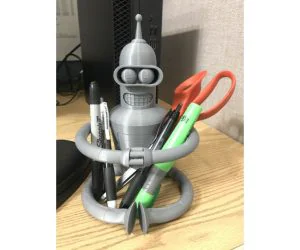 Bender Pen Holder 3D Models