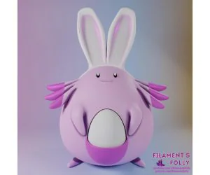 Easter Chansey Egg Holder 3D Models