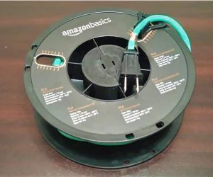 Extension Cord Reel From Spool 3D Models