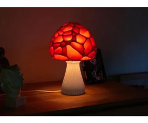 Better Foot For “Markellov Mushroom Lamp 2” With E14 Socket 3D Models