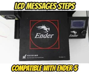 Ender 35 Bed Leveling Gcode Test Print Lcd Steps Update 281119 3D Models