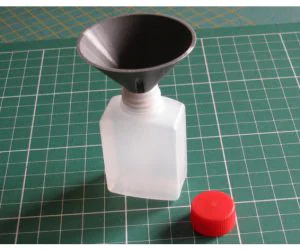 Vented Mini Funnel For Small Bottles 3D Models