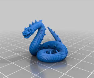 Gloomhaven Monster Giant Viper 3D Models