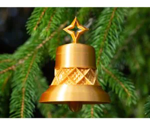 Lattice Bell Christmas Ornament 3D Models