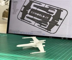 Ccw Star Wars Xwing Kit Card 3D Models