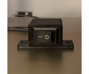 Single Rocker Switch Box Modified For No Support 3D Models