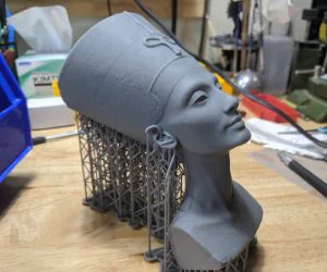 Bust Of Nefertiti Hollowed 3D Models