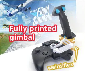 Flexure Joystick For Xbox 3D Models
