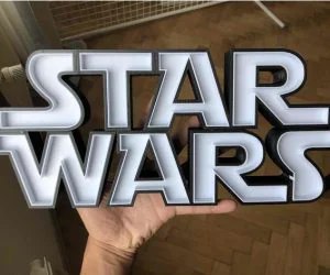 Star Wars Led Lamp 3D Models