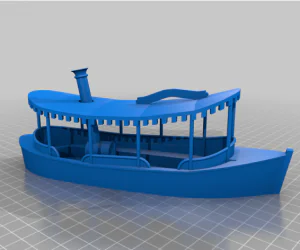 Jungle Cruise Boat Model 3D Models