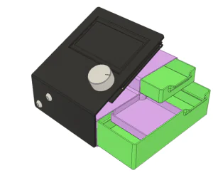 Double Lcd Drawer Ender 3 Pro 3D Models