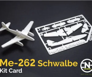 Me262 Schwalbe Kit Card 3D Models