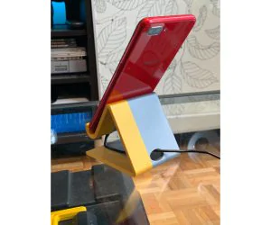 Phone Tablet Stand No Support Needed 3D Models
