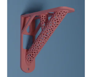 Organic Shelf Bracket 3D Models