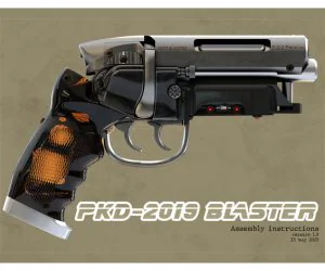 Pkd2019 Blade Runner Blaster. 3D Models