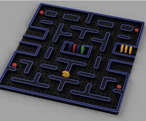 Pacman Boardgame 3D Models