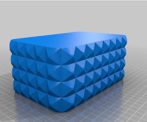 Rectangular Open Box Vasemode 3D Models